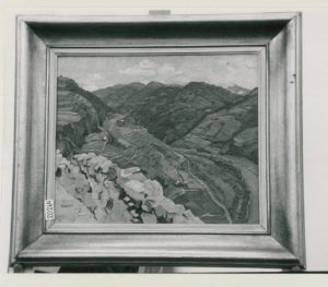 Über dem Eisacktal, 1927, Öl auf Leinwand, 54x63cm, Städt. Galerie im Lenbachhaus, München
