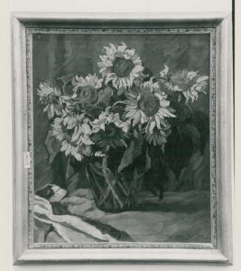 Sonnenblumen, 1928, Öl auf Leinwand, 84x72cm, Städt. Galerie im Lenbachhaus, München