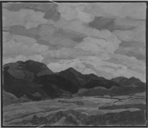 Berglandschaft, 1931, Leinwand, 54x63cm, Bay. Staatsgemäldesammlungen, München