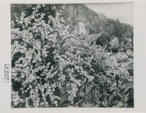 Baumblüte, um 1933, Aquarell, Städt. Galerie im Lenbachhaus, München
