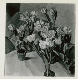 Gefüllte Tulpen, 1933, Öl auf Leinwand, 93x88cm, Städt. Galerie im Lenbachhaus, München