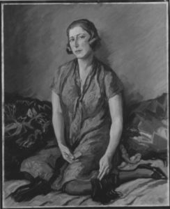 Damenbildnis, 1933, Leinwand, 105x86cm, Bay. Staatsgemäldesammlungen, München