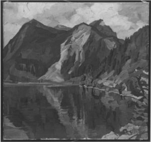 Walchensee, 1936, Leinwand, 48x51cm, Bay. Staatsgemäldesammlungen, München