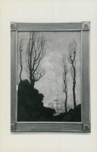 Die Wohnungen der Menschen, undatiert, Öl auf Leinwand, Städt. Galerie im Lenbachhaus, München