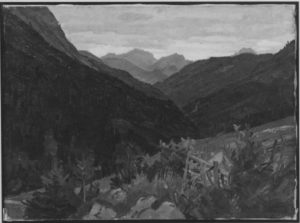 Rotlechtal bei Berwanf in Tirol, undatiert, Leinwand, Bay. Staatsgemäldesammlungen, München