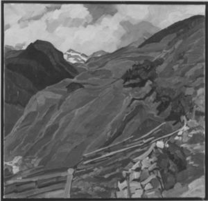 Gebirgslandschaft, undatiert, Leinwand, 75x78cm, Bay. Staatsgemäldesammlungen, München