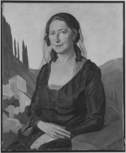 Sitzende Dame mit Schleier, undatiert, Leinwand, 73x60cm, Bay. Staatsgemäldesammlungen, München